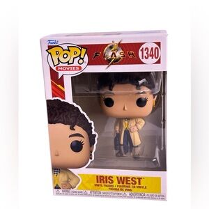 Funko Pop Iris West with Tan Coat and Black Hair NIB